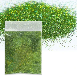 Holographic Fine Glitter Powder for DIY Crafting and Resin Art - 10g Gold & Silver Laser Sparkle (18)