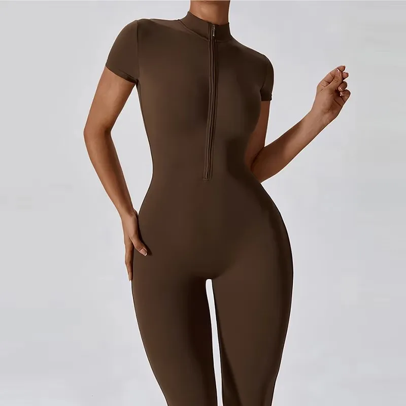 New Yoga Clothes Suit Workout Sports Set Women Bodysuits Gym Set Women Training Siamese Fitness Jumpsuit Female Sportswear 4