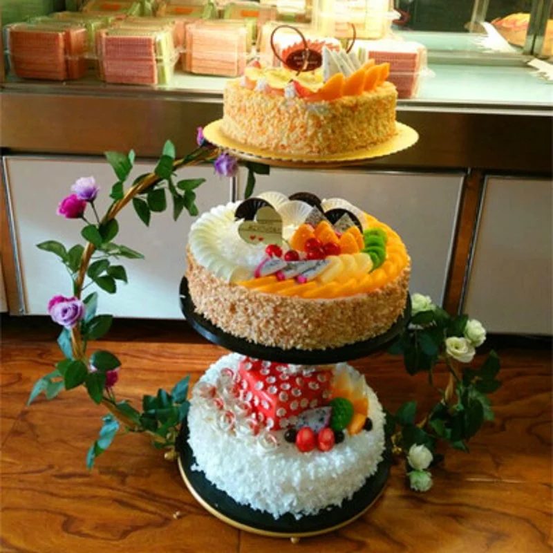 Three Layers Display Cupcake Stands Macaron Stand for Dessert Cake Display Rack Wedding Party Gift for Baking Lover DIY