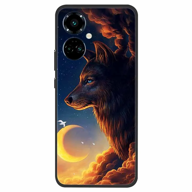 Tecno Camon 19 Shockproof Soft Silicone TPU Back Cover - Cute Design