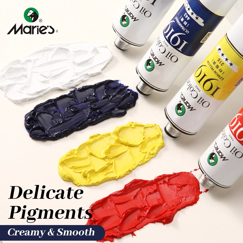 50ml Marie's Oil Paints – Professional Rich Pigments for Craft & Art, Ideal for Artists & Beginners 4