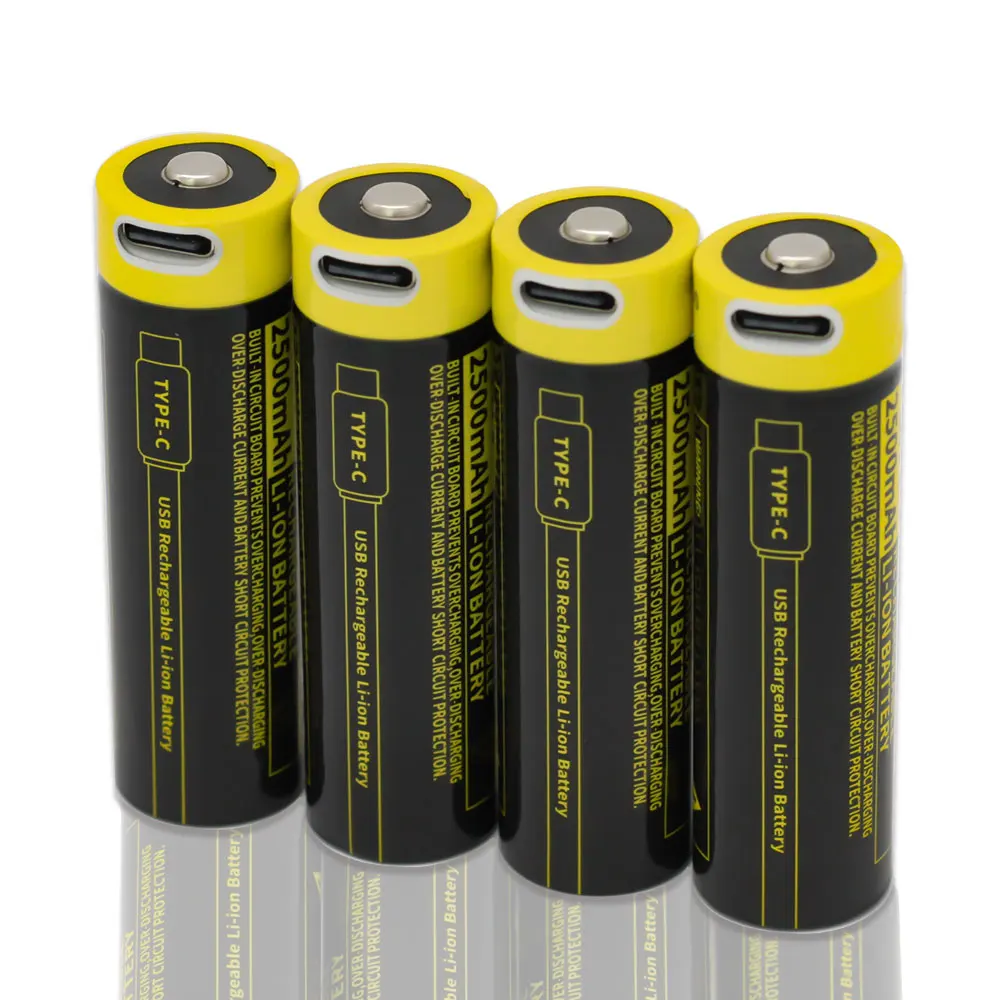 

AIPEKE USB 18650 battery 3.7V 2500mAh Type-C 18650 rechargeable lithium battery for Flashlight Screwdriver battery dewalt tools