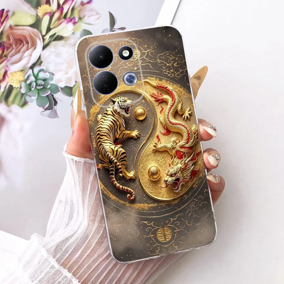 Cute Cartoon Animal Soft Silicone Clear Phone Case Cover