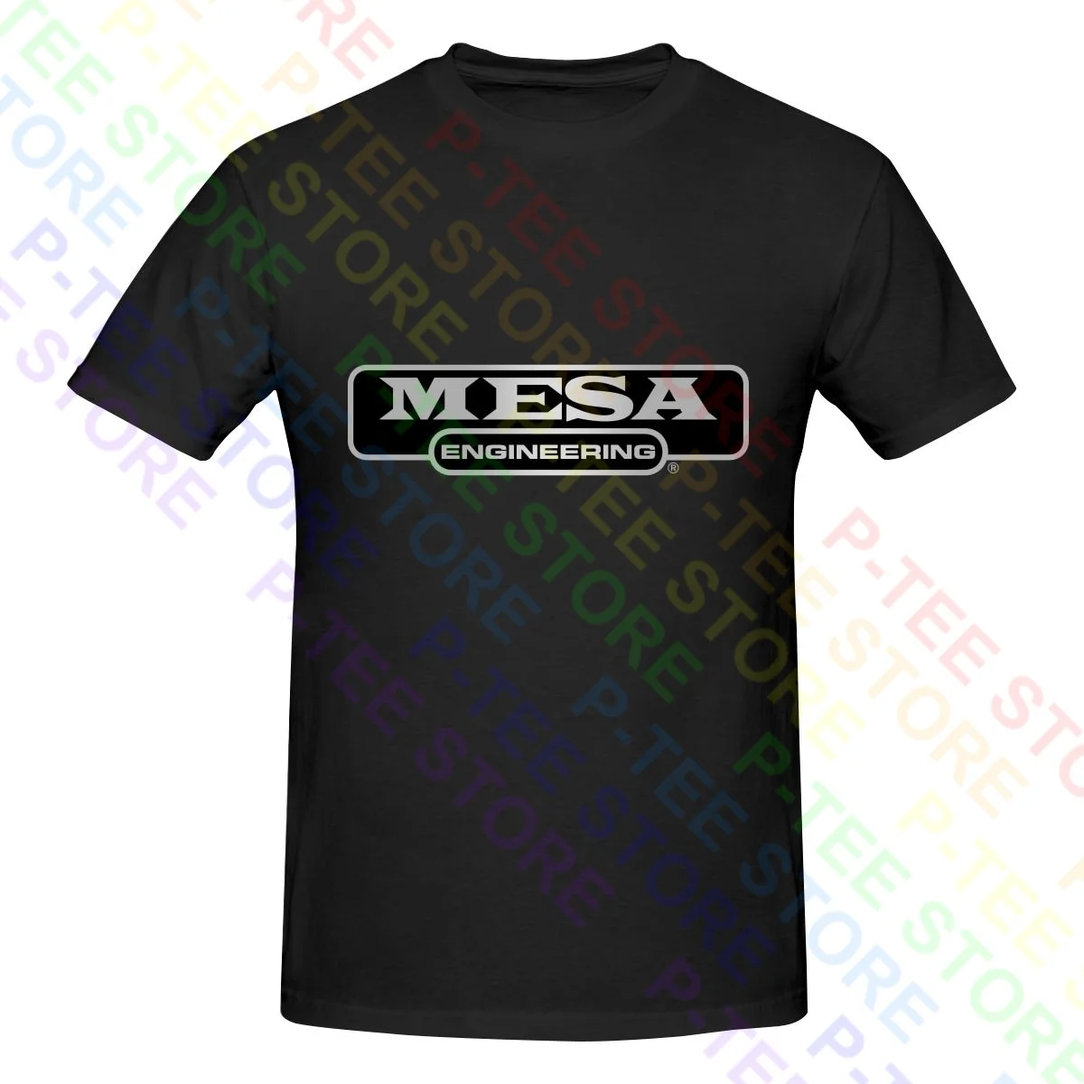 Mesa Boogie Amplificatori Chitarre Basses Mark V Triple Crown Shirt T-Shirt Tee Design Natural