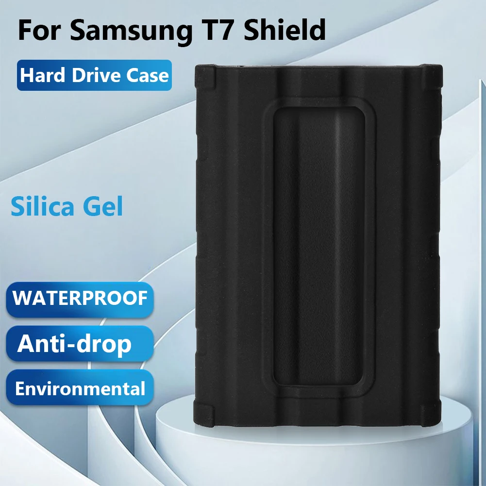 Waterproof Silicone SSD Sleeve with Lanyard - Protective Case Cover