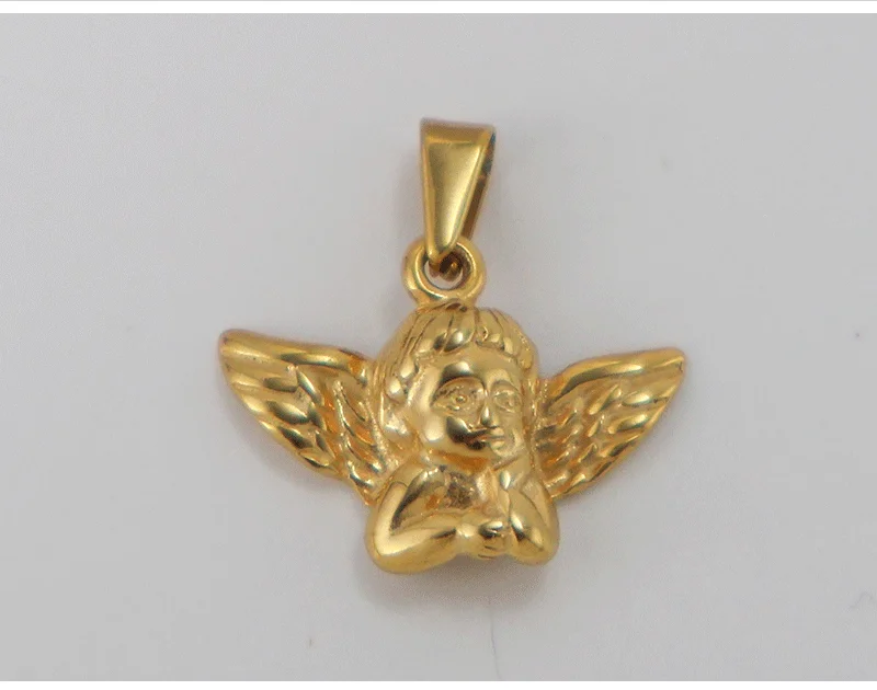 RHYSONG Angel Cross Heart Pendant Image 7