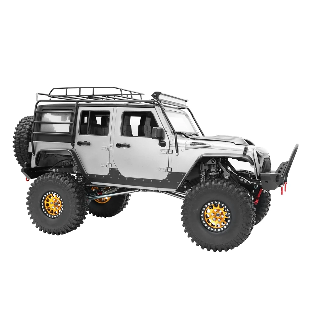 S9659b242a7ff4fe39c541fb9742ca35an 1/10 RC 크롤러 카본 파이버 거더 4MM CNC 금속 자동차 섀시 프레임 바디 키트 부품 (Axial SCX10 II Rock Off Road 트럭용)