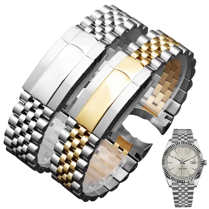 Cinturino Per Orologio In Acciaio Cinturino Per Accessori Per Orologi Di Lusso Da Uomo Per Rolex Oyster Perpetual Datejust Daytona Submariner Cinturin