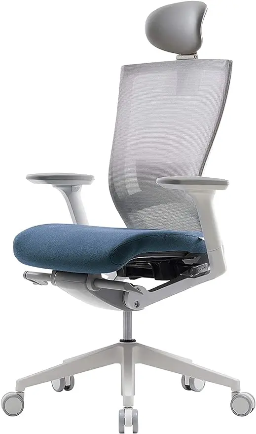 

SIDIZ T50 Ergonomic Office Chair : High Performance Home Office Chair with Adjustable Headrest, Lumbar Support, 3D Armrest