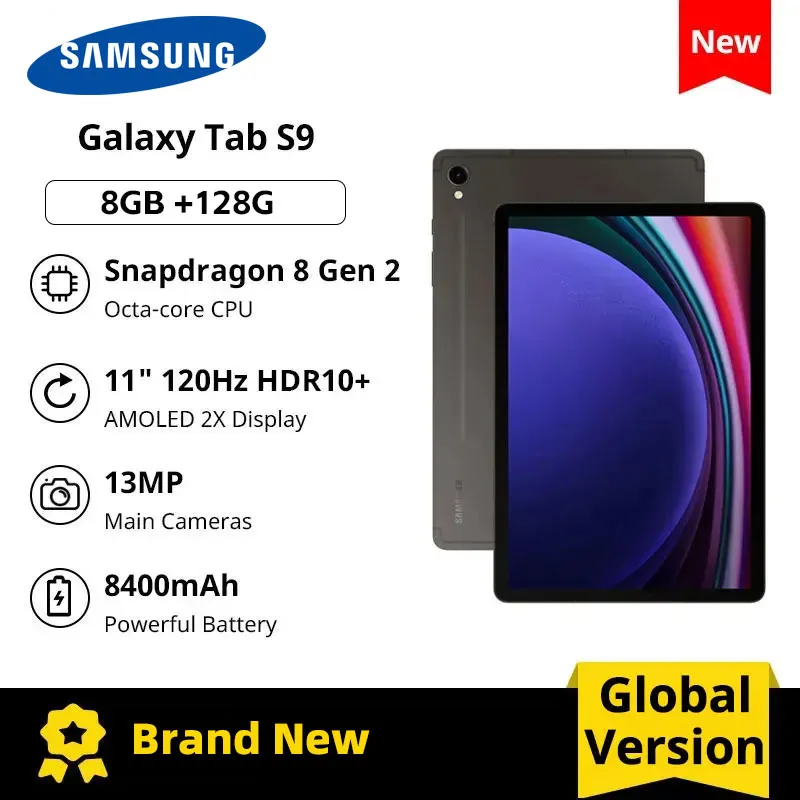 国内版 Galaxy Tab S9 本体 8GB/128GB Sペン付き 国内版 Galaxy Tab S9 本体 8GB/128GB Sペン付き