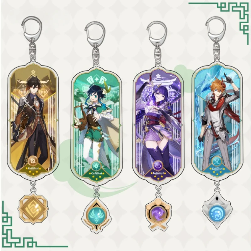 

Genshin Impact Anime Peripheral Sling Pendant Al Hysena Xida Wanderer Sandpiper Mans Wanye Anime Pendant Keychain Christmas Gift
