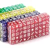 36PCS 16MM Mahjong Transparent Dice Adullts Board Games Acrylic Counting Cubes Party Leisure Time Juegos De Mesa Divertidos 1
