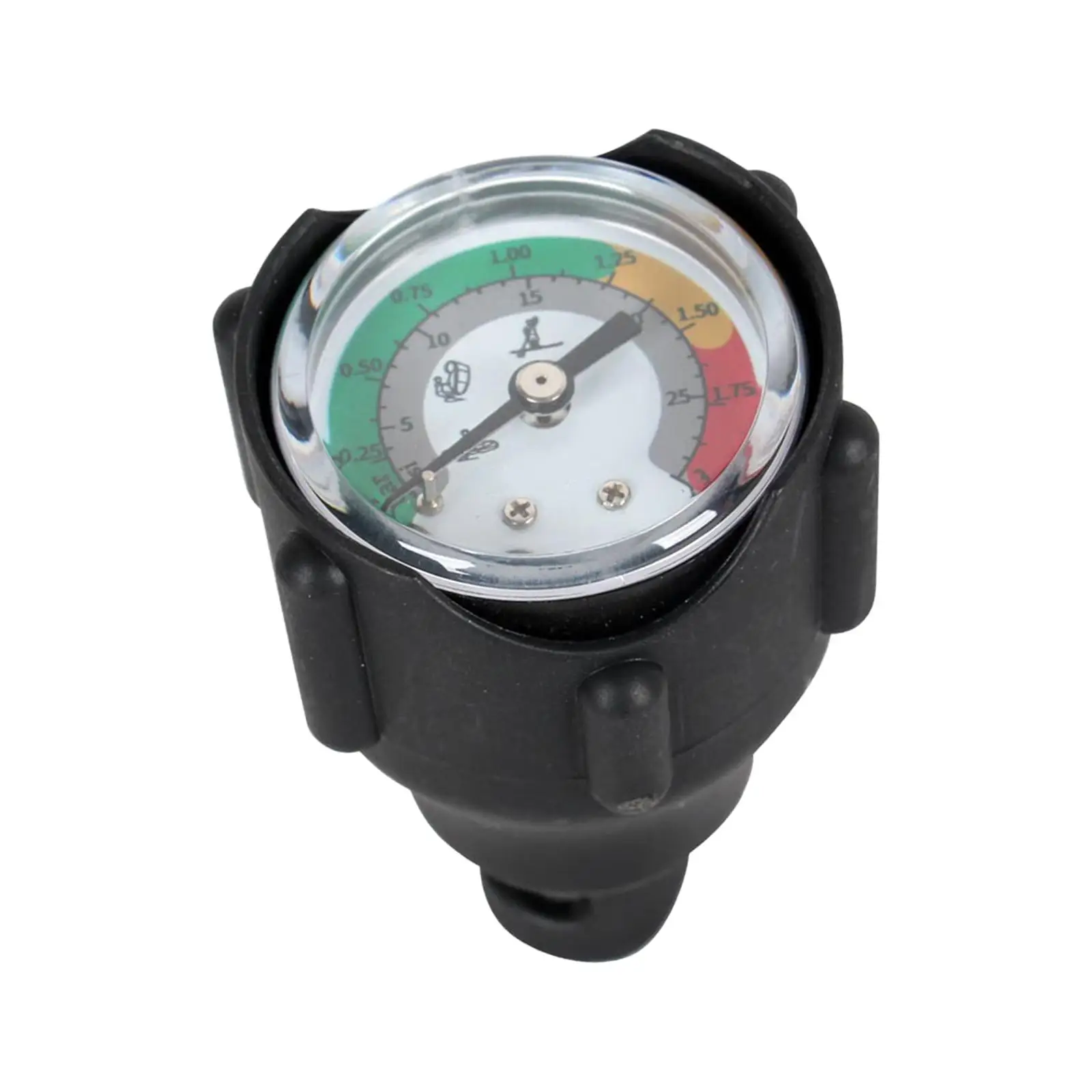 공기 주입식 보트 공기 압력 게이지 온도계, 서핑보드 보트 뗏목 서핑 낚시용, 견고한 30PSI, 2 바 뗏목 압력 게이지