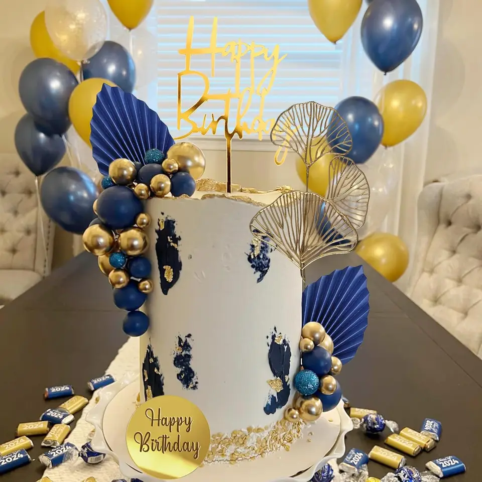 Gyufise 30 decorazioni per torte a forma di palla in schiuma, palloncini fai da te, per matrimoni e feste
