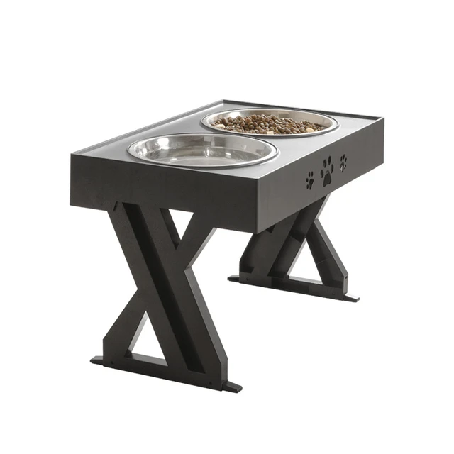 Dog Bowl Stand Medium the Modern Farmhouse Dog Feeder Elevated Dog