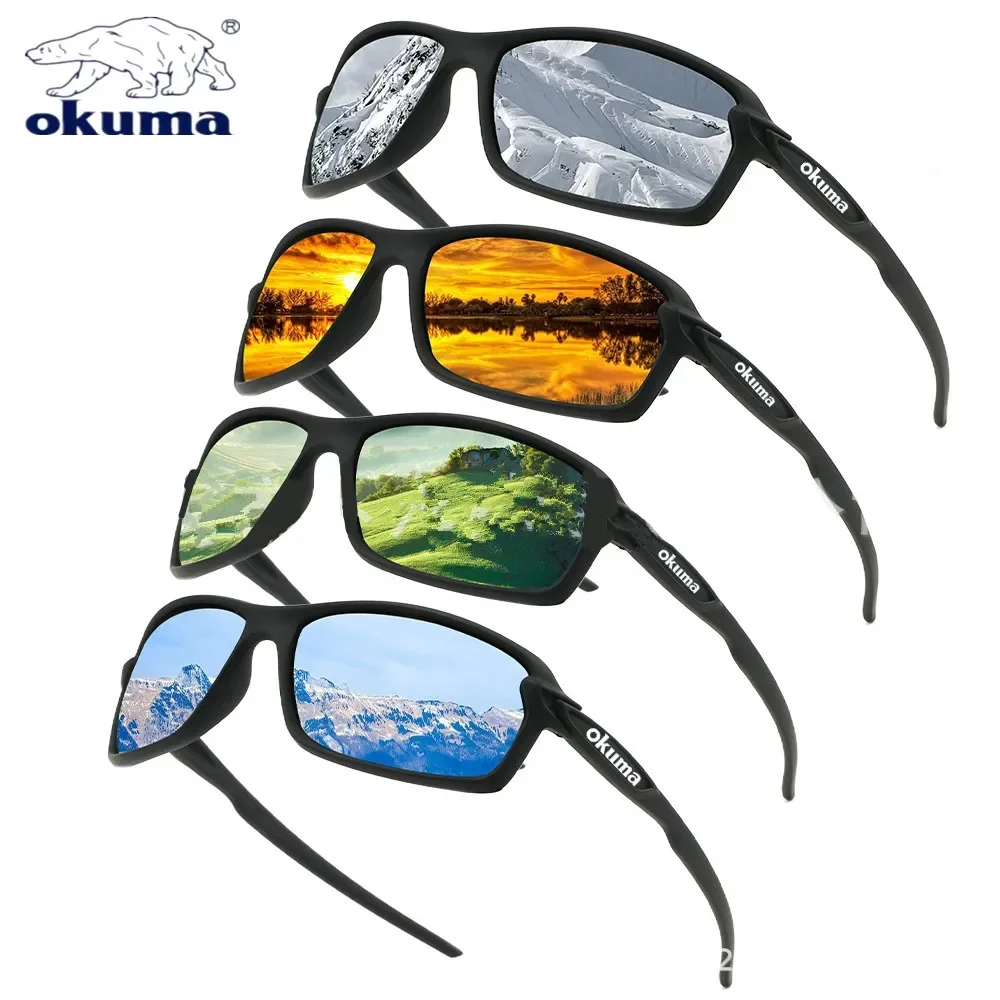 Okuma Polarized Sunglasses UV400 Men's and Women's Protective Outdoor Hunting Fishing Driving Cycling Travel Climbing Sunglasses