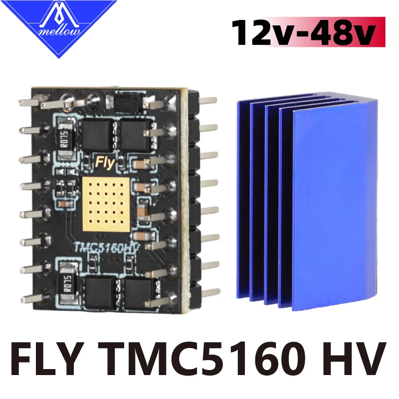 Фото Шаговый двигатель Mellow Fly TMC5160 HV, бесшумный драйвер SPI для Gemini Super, 48 В макс. 4,4 А♾️ Запчасти для 3D-принтера №1