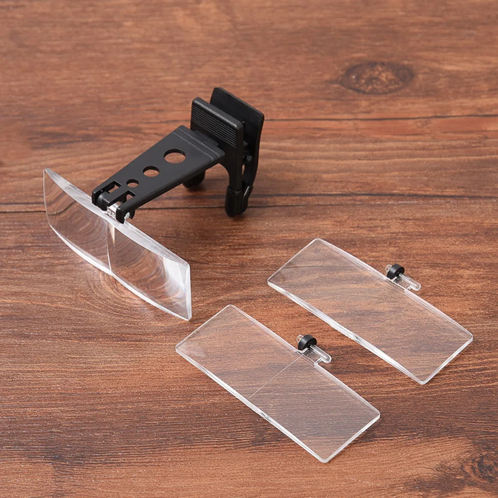 Magnifying Glass Optical Instruments Folding Clip On Eyeglass Loupe