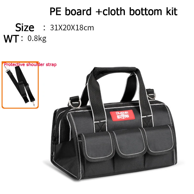 tool chest Tool Bag Thickened Fabric Electrician Bag 1680D Oxford Waterproof Wear-Resistant Strong Anti-Fall Storage Toolkit best rolling tool box Tool Storage Items