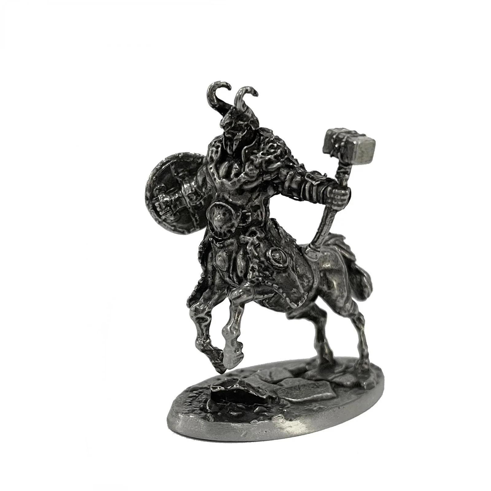 금속 중세 기사 육군 켄타우루스 기병 군인 장난감 모델 피규어 보드 게임 자동차 장식
