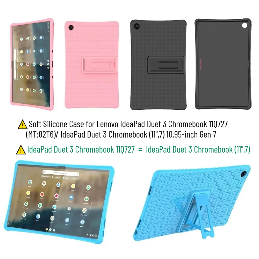 Premium Protective Tablet Case with Soft Silicone Stand Holder