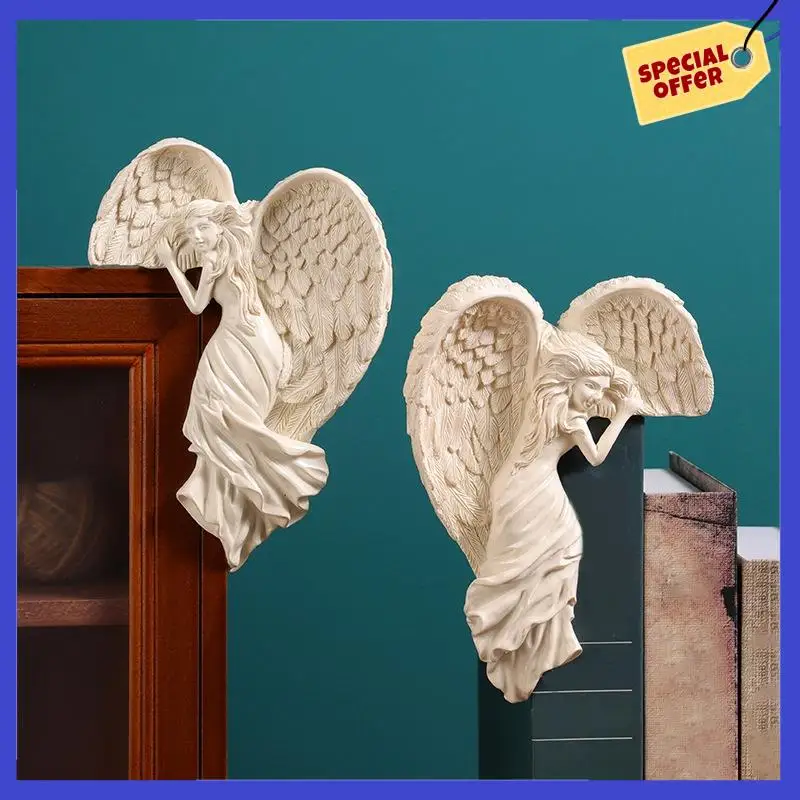 Resin Angel-Wings Sculpture Photo Frame-Decor Kit Crafts Ornament For Festival Or Weddings