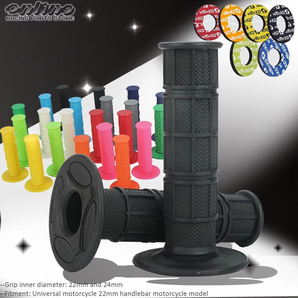 Enhanced Black MX Gel Rubber Handlebar Grip