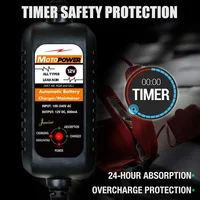 MOTOPOWER 12V 800mA Automatic Smart Car Motorcycle Battery Charger Maintainer - Image 2