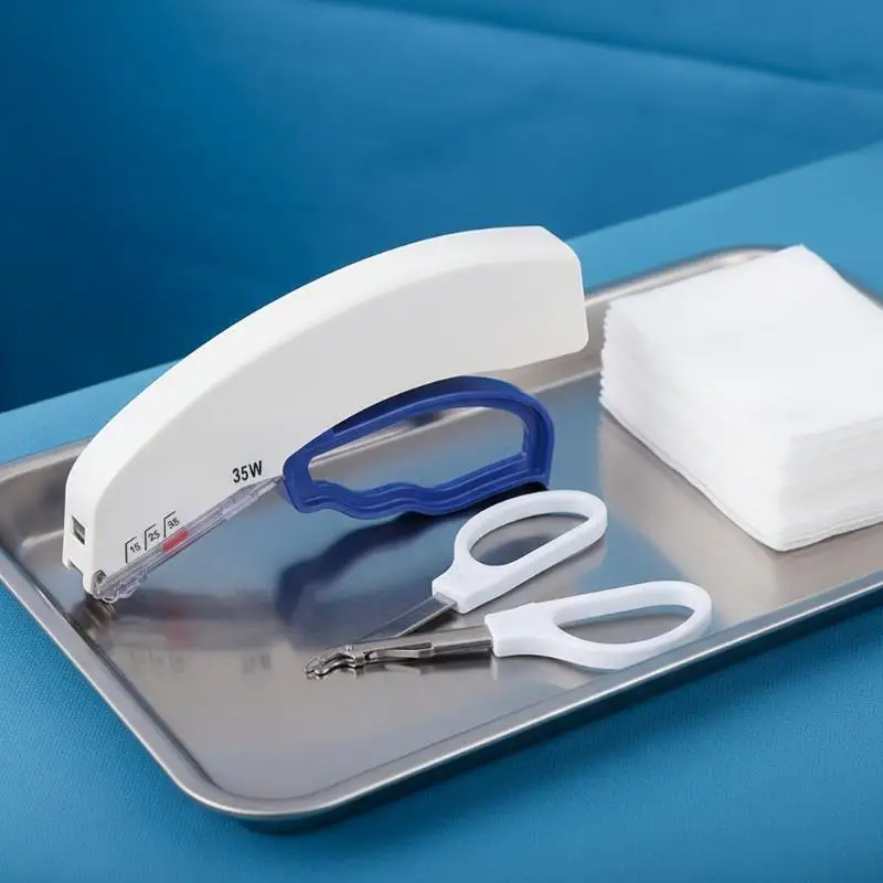 Skin Stapler for Surgery Includes Staple Remover & Needle Clipper Wound Closure Device for Suturing and Staple - 3