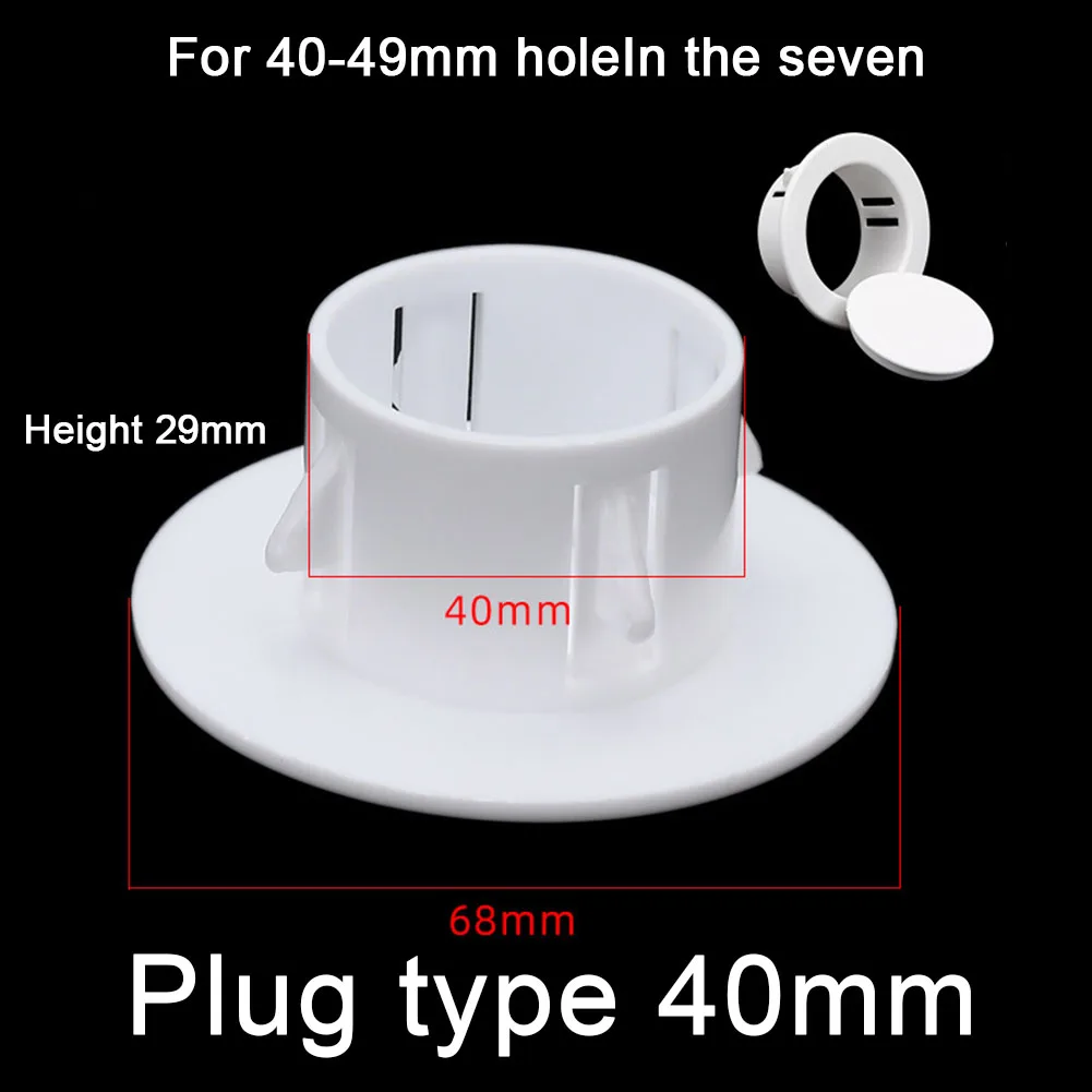

Practical Decorative Cover Cap White 1pc 40-100mm Accessories Decor Decorative For Air Conditioning Hole Plastic