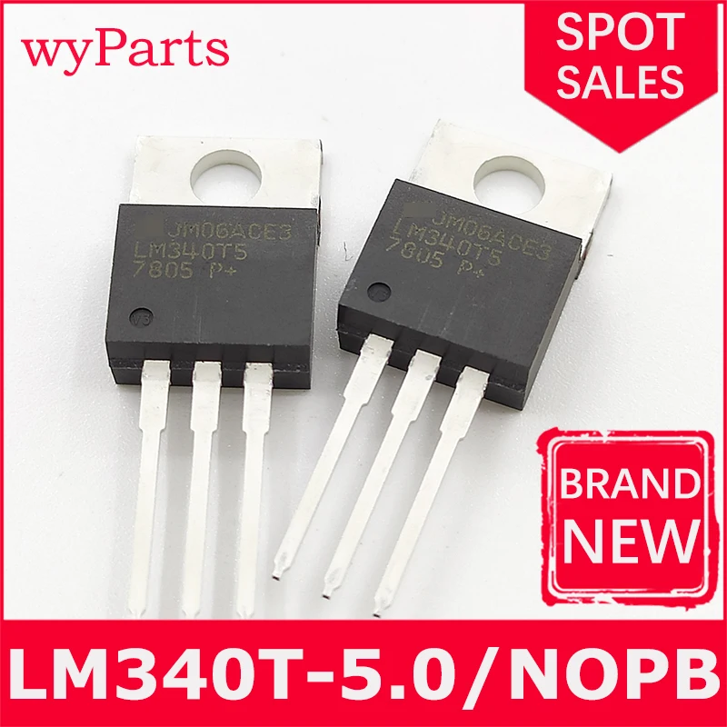 

New/1Pcs LM340T-5.0/NOPB Linear Voltage Regulator IC Positive Fixed 1 Output 1.5A TO-220-3