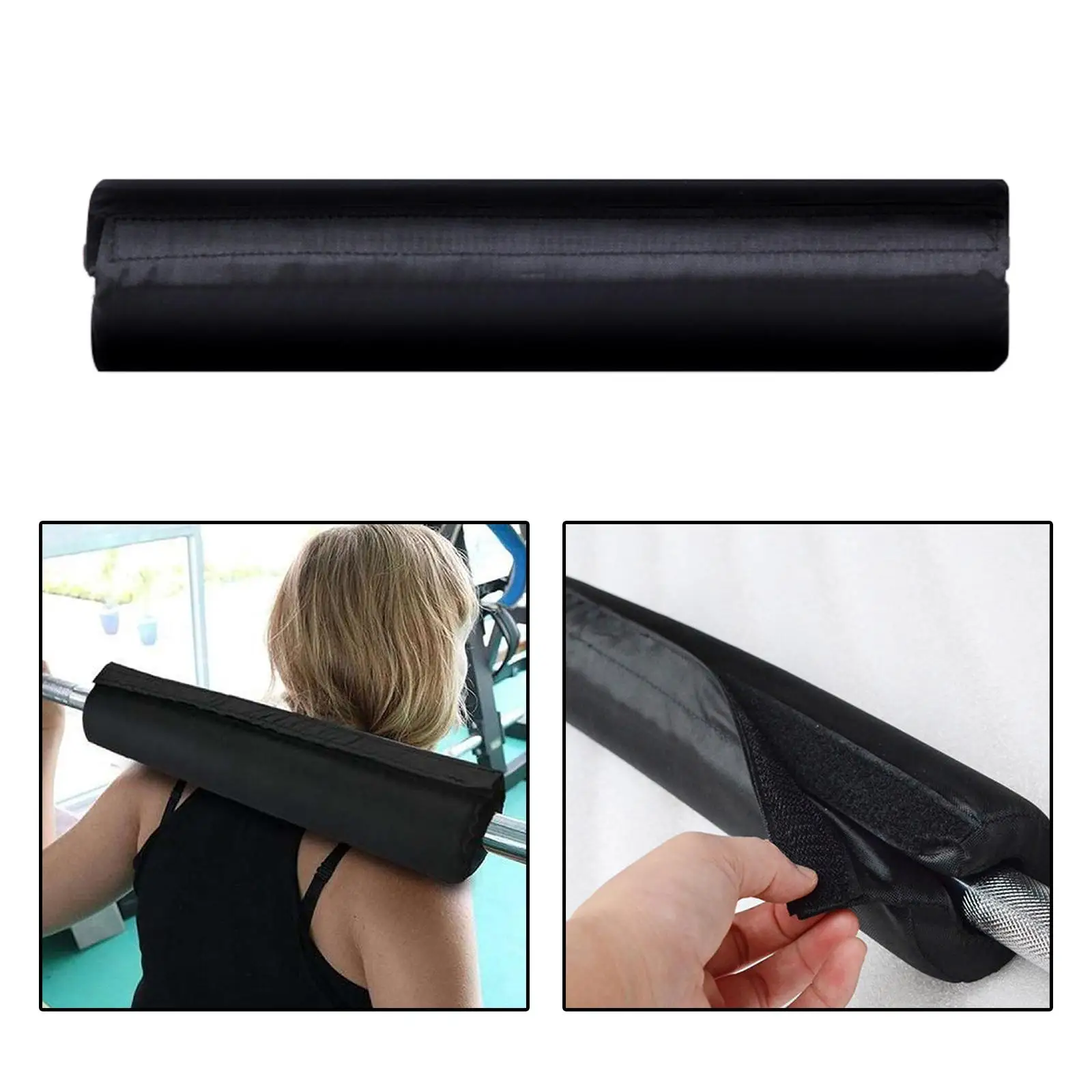 Sponge Squat Pad Fitness Neck Shoulder Support Protective Weightlifting Cushioned Barbell Foam Nylon Bar Pad for Gym Hip Thrust weight lifting accessories gym exercise equipment