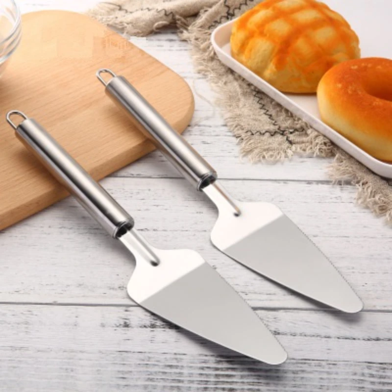 Pizza and Cake Cutter Stainless Steel Cake Pizza Shovel Knife Butter Knife Cheese Dessert Cutlery Bakeware Cake Spatula Tool Baking Pizza Pan Tools