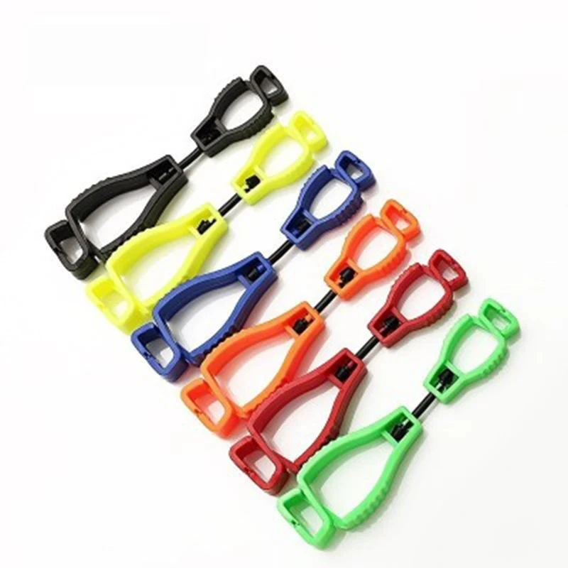 Gloves Clip Hanger 2-30 PCS Plastic Glove Clip Work Glove Clip Work Safety Supplies Anti-lost Buckle Waist Buckle Color rando