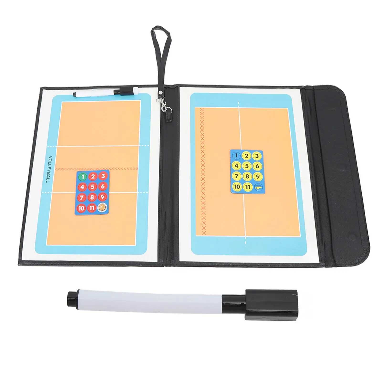 Portable Magnetic Sports Strategy Coaching Board with Clear Markings-Wide Application and Vivid Design for training