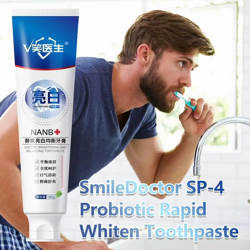 Probiotic Toothpaste Brightening And Deep Cleaning Toothpaste For Adults Yellow Teeth Corrector Brightening Enzyme Tooth Care