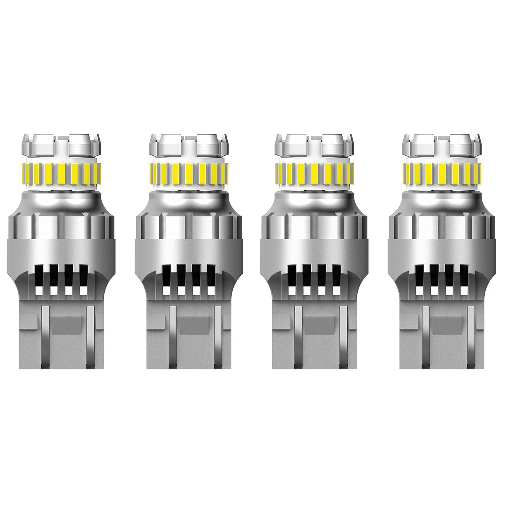 4 шт., автомобильные фонари заднего хода T20 7443 W21/5W 4 шт., автомобильные фонари заднего хода T20 7443 W21/5W
