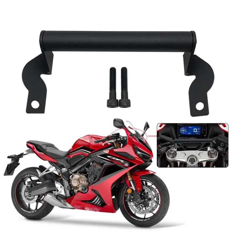 

For HONDA CBR650R CBR 650R CBR650 R 2019-2022 2021 Motorcycle Mobile Phone Holder GPS Navigation Plate Bracket