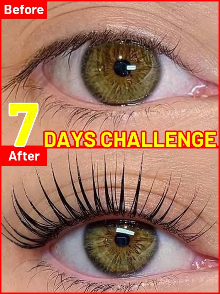 Natural Eyelash Growth Serum 7 Days Fast Eyelashes Enhancer Longer Thicker Fuller Lashes Eyebrows Lift Eye Care Products Makeup