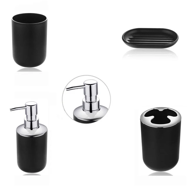 bathroom accessory set