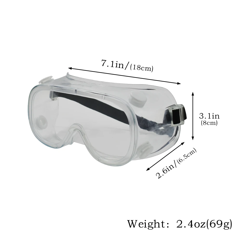 Protective Goggles Protective Glasses Clear Safety Goggles Glasses Eye Protect