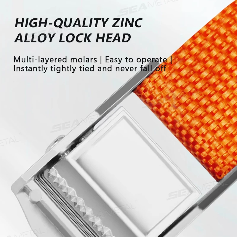 Nylon Cargo Tie Down Straps with Buckle for Car Motorcycle