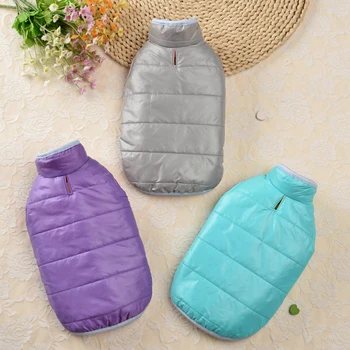 Double-sided Thicken Winter Dog Clothes Waterproof Comfortable Warm Pet Dog Jacket for Small Medium Dogs Vest Costumes 3