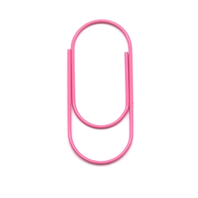 25pcs/15pcs 50x25mm Large Size Paper Clips 4 Colors Available Large Wide Paper Clips