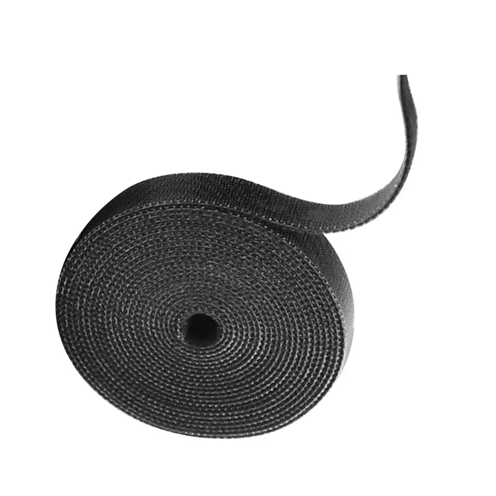 1미터 프리미엄 재사용 가능 케이블 타이 코드 랩 (헤드폰, 데이터 네트워크 케이블, 데스크탑 와이어 정리용)