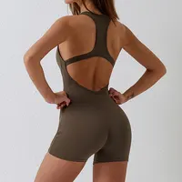 חליפות יוגה חליפה אחת יוגה לנשים כושר לדחוף-אפ בגדי התעמלות בגדי גוף לנשים 6