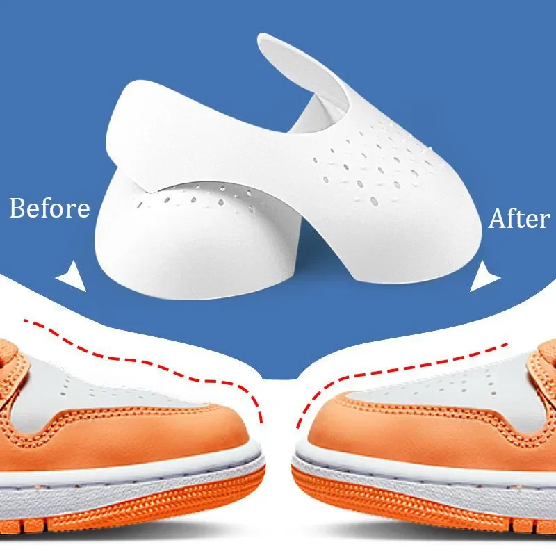 Shoe Crease Protectors Anti-wrinkle Lightweight Shoe Shield Inserts Protector for Sneakers Crack Toe Cap Support Shoe Stretcher