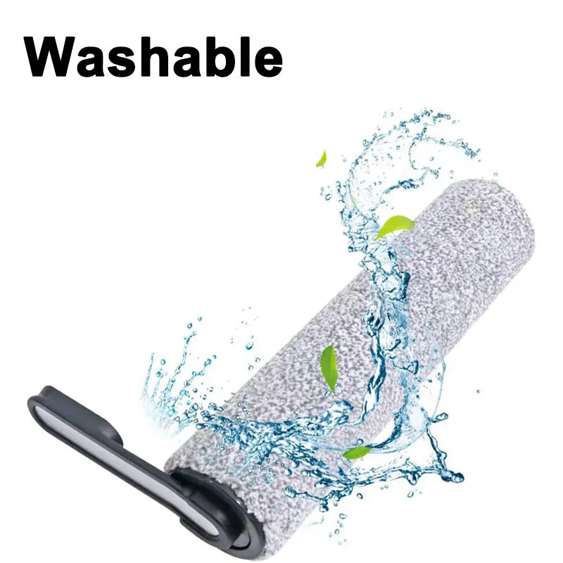 Enhanced Roller Brush and Filter for Wet and Dry Cleaning Systems