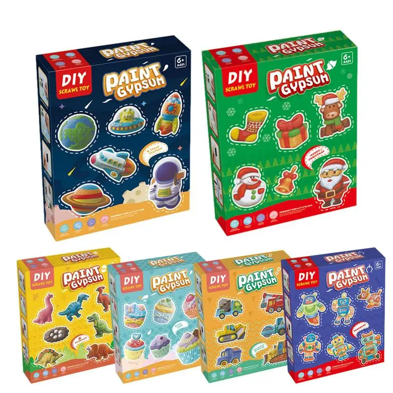 

Plaster Painting Set Funny Finger Painting Kit Unleash Creativity Plaster To Paint STEAM Projects Creative Activity DIY Toys