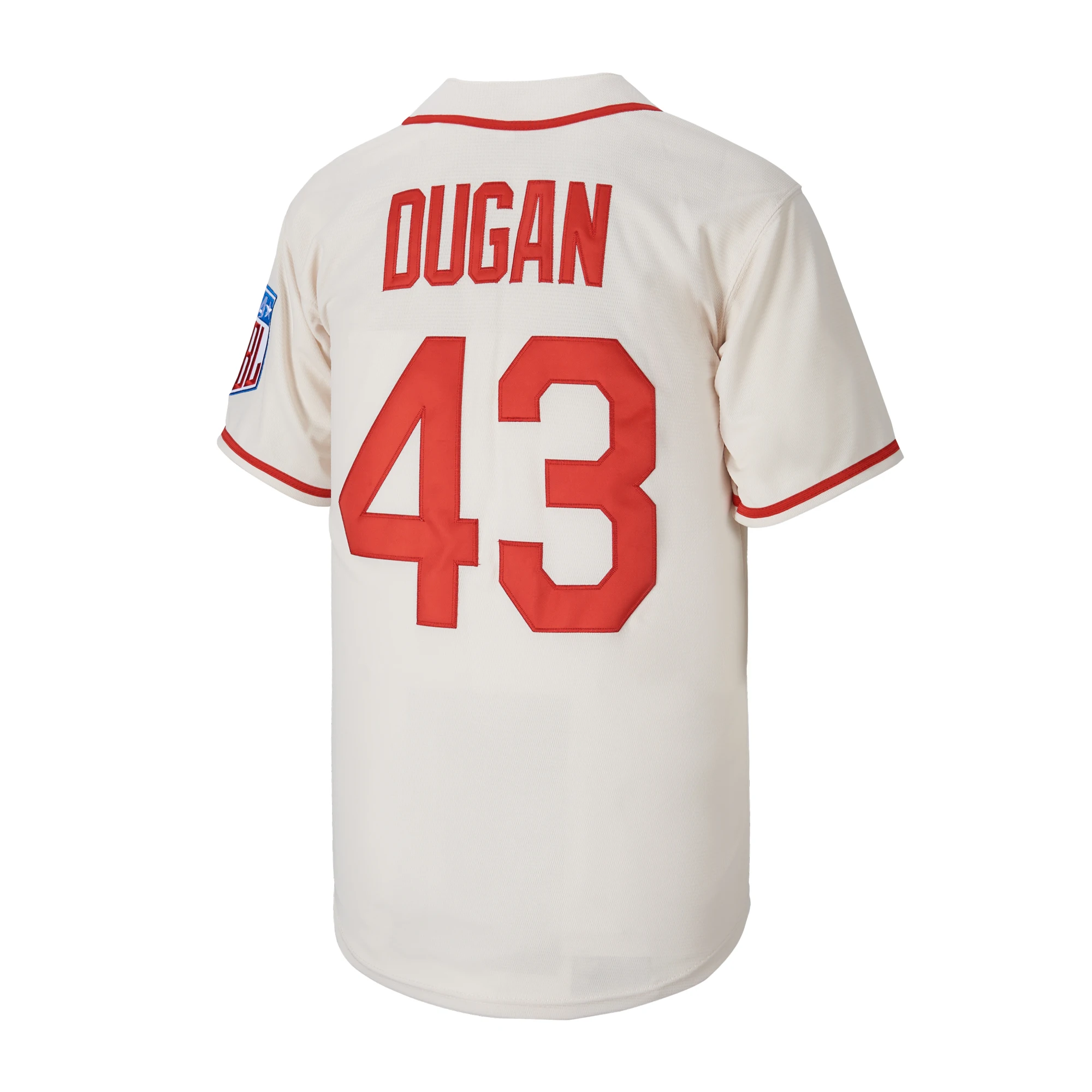 Baseball Jersey Men's #43 Jimmy Dugan City of Rockford Peaches A League of Their Own Movie
